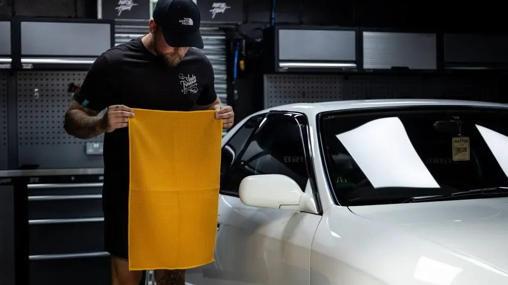 Extra jemná utěrka na okna Auto Finesse Superior Waffle 40 x 60 cm — detail produktu 3