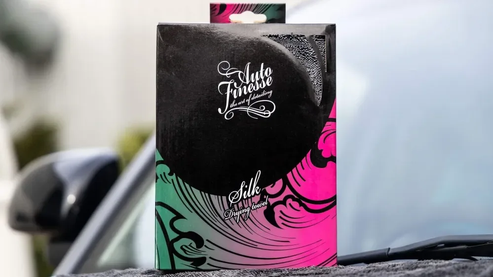 Hedvábný sušící ručník Auto Finesse Silk  62 x 92 cm — detail produktu 5