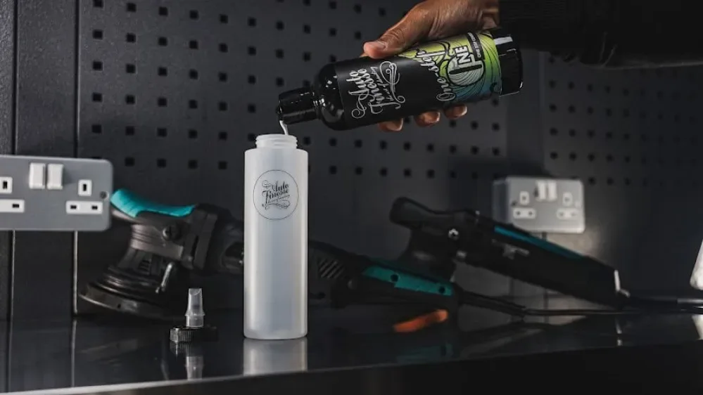 Láhev na leštící pasty Auto Finesse 350 ml — detail produktu 3