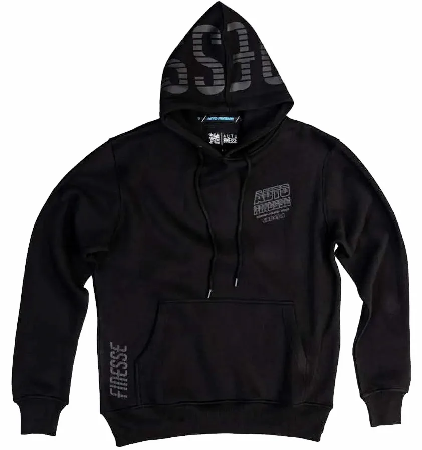 Mikina s kapucí Auto Finesse Triple Black velikost S