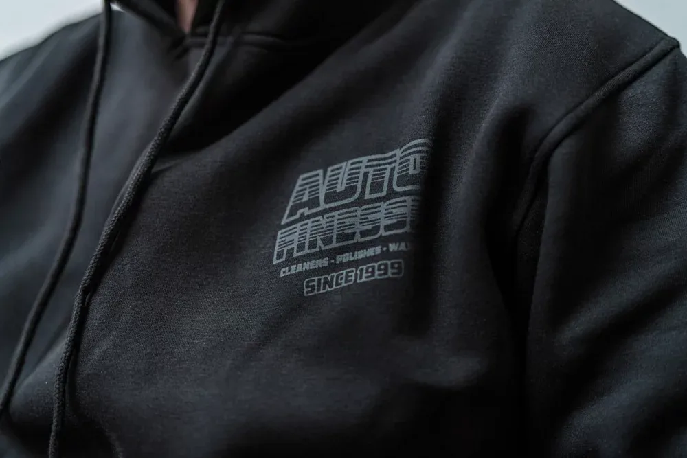 Mikina s kapucí Auto Finesse Triple Black velikost S — detail produktu 2