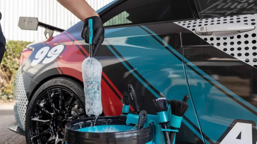Mikrovláknový kartáč na kola Auto Finesse — detail produktu 4