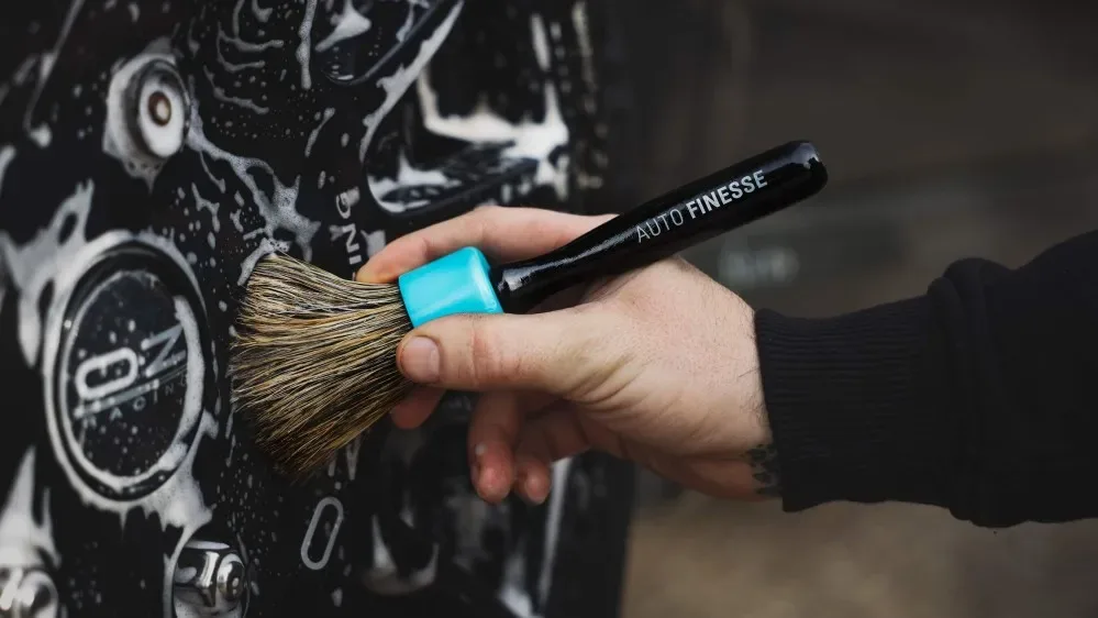 Premiové štětce na exteriér z kančích štětin Auto Finesse Hog Hair — detail produktu 3