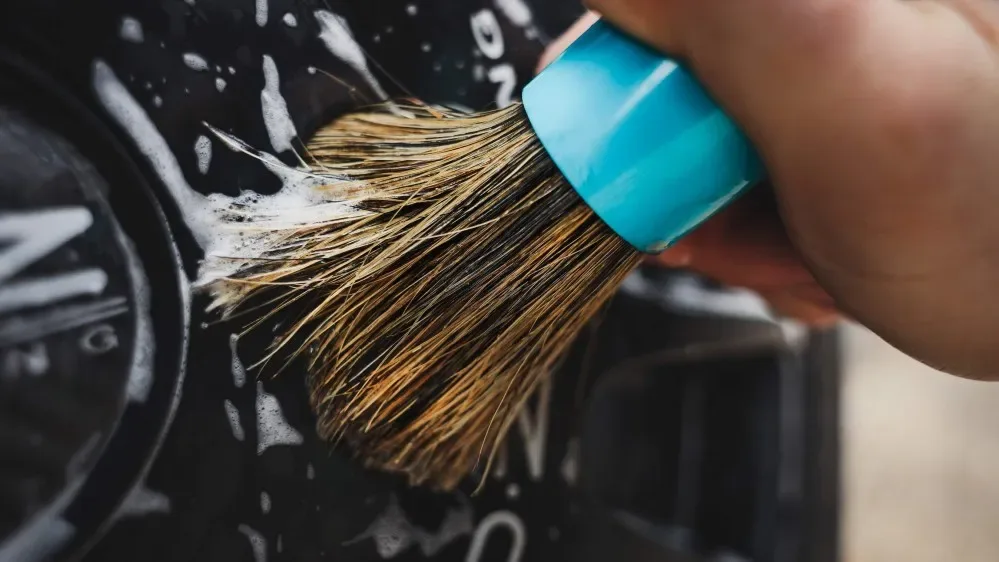 Premiové štětce na exteriér z kančích štětin Auto Finesse Hog Hair — detail produktu 4