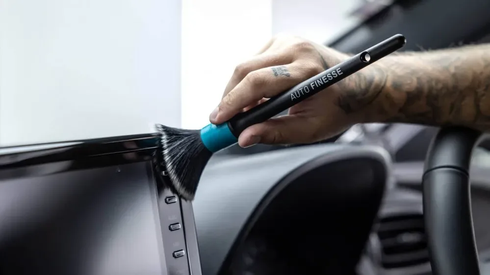 Sada 4 ultra jemných detailingových štětců interiér i exteriér Auto Finesse FeatherTip — detail produktu 2