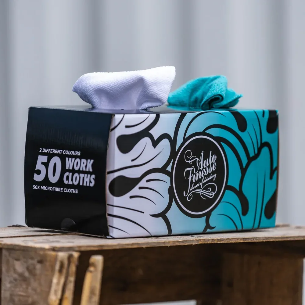 Sada mikrovláknových utěrek Auto Finesse Disposable Box - 50 kusů — detail produktu 3