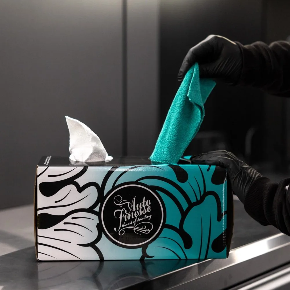 Sada mikrovláknových utěrek Auto Finesse Disposable Box - 50 kusů — detail produktu 5