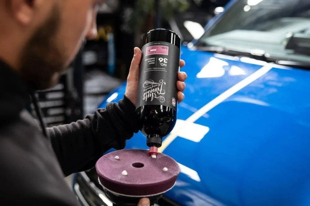 Tvrdý leštící kotouč Auto Finesse Heavy Cutting Pad No:36 (140 mm) — detail produktu 3